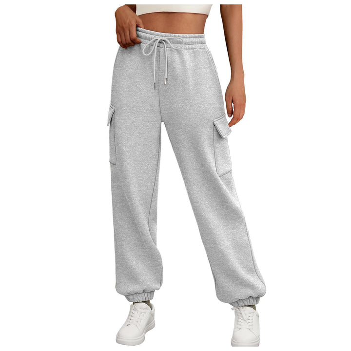 Damen nan weite Cargo-Jogginghose mit elastischem Bund und Tunnelzug Echo Archiv