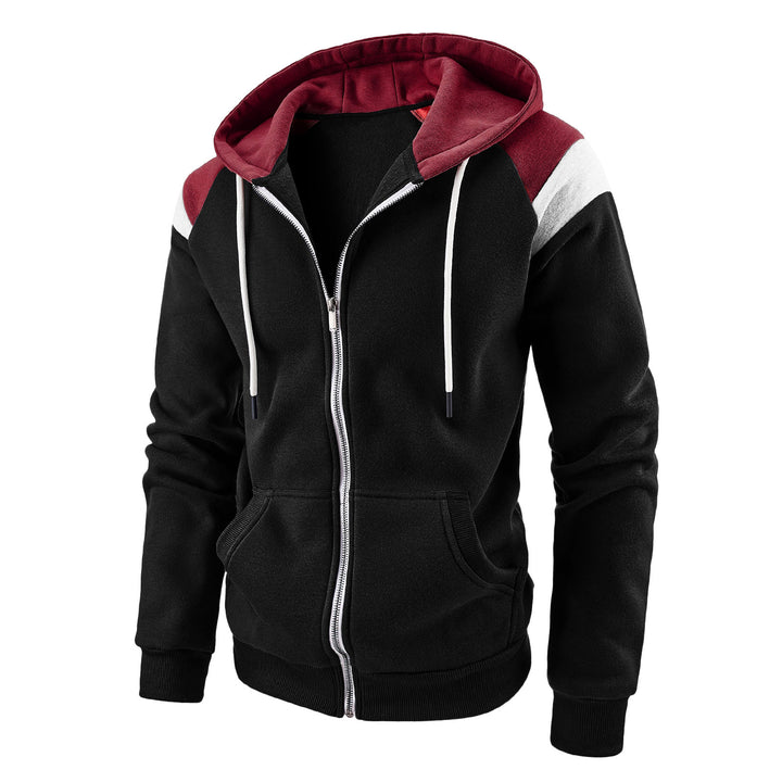 Herren sportlicher Kapuzenzipper Echoarchiv