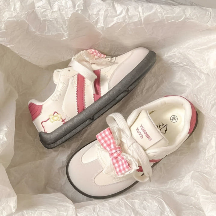 Damen Sportliche Sneaker mit einzigartigen Tiermotiven und dekorativer Schnürung Echo Archiv