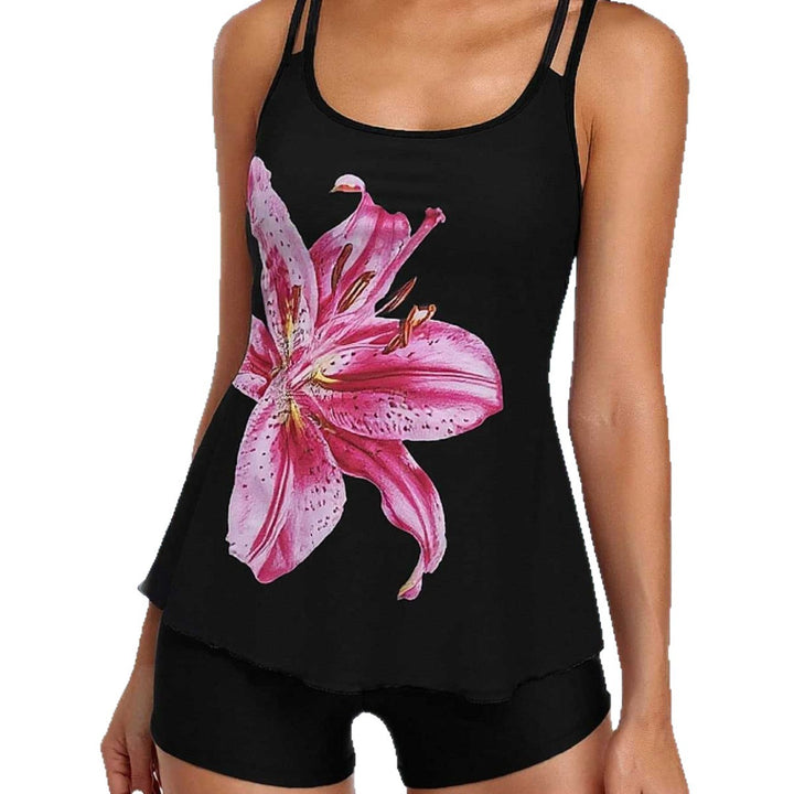 Damen Tankini mit floralem Motiv und bequemen Shorts Echo Archiv