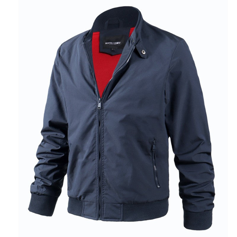 Herren Modische Übergangsjacke mit funktionalem Reißverschluss Echo Archiv
