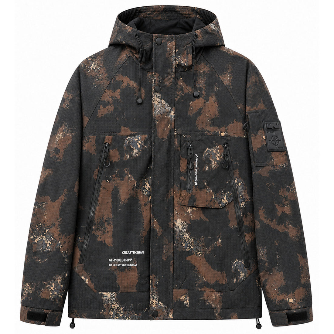Herren Multifunktionale Outdoorjacke mit Kapuze – Taviero