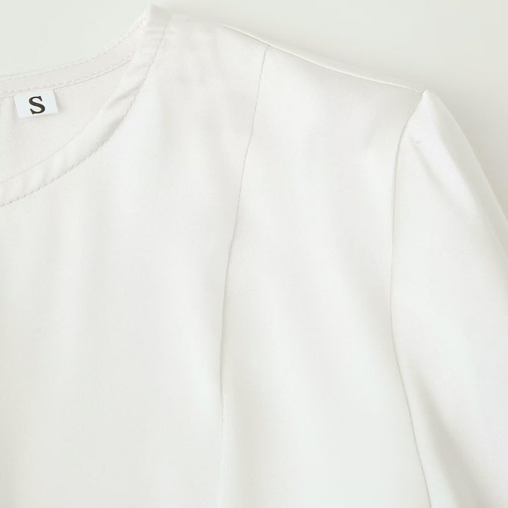 Damen Midikleid mit asymmetrischer Spitzenapplikation und langen Glockenärmeln Echo Archiv