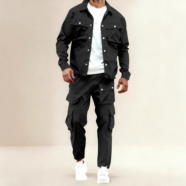 Herren Cargo-Jacke und Hosen Set Echoarchiv