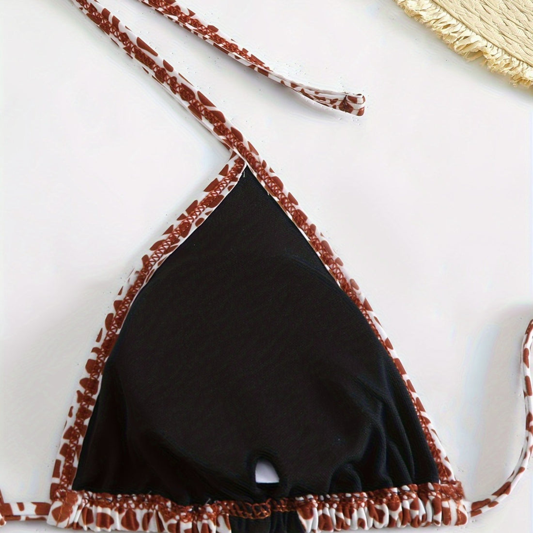 Damen Triangel-Bikini mit stilvollem Giraffenmuster – Maréssa