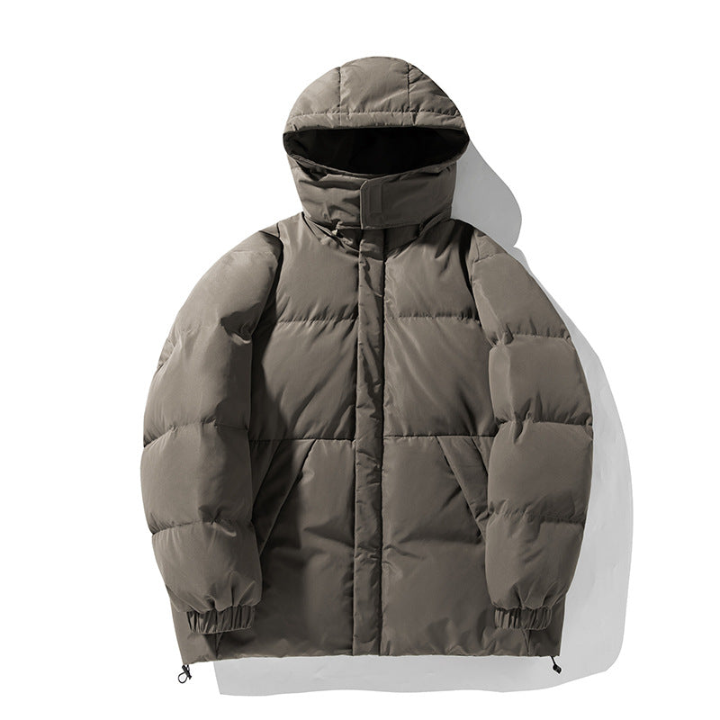 Unisex Daunenoptik-Kapuzenparka mit hohem Kinnschutz, verdecktem Reißverschluss und Tunnelzug Echo Archiv