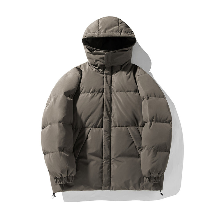 Unisex Daunenoptik-Kapuzenparka mit hohem Kinnschutz, verdecktem Reißverschluss und Tunnelzug Echo Archiv