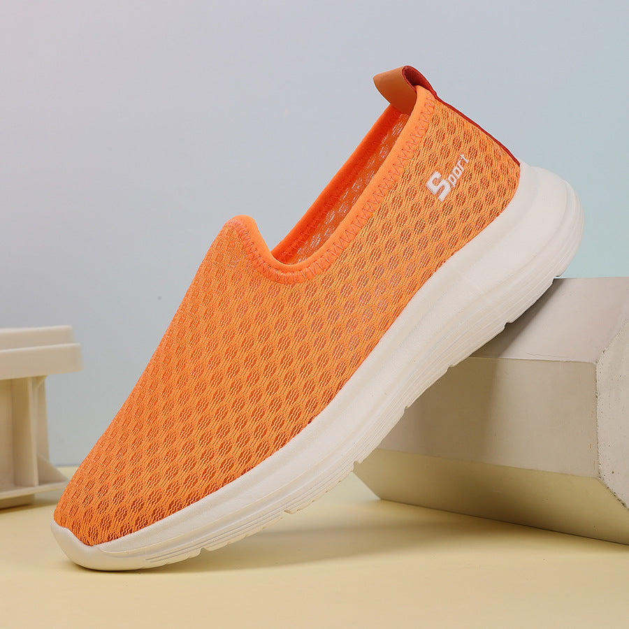 Damen nan ultraleichter Strick-Schlupfschuh mit nahtlosem Obermaterial, gepolsterter Komfortsohle und flexibler Laufsohle Echo Archiv