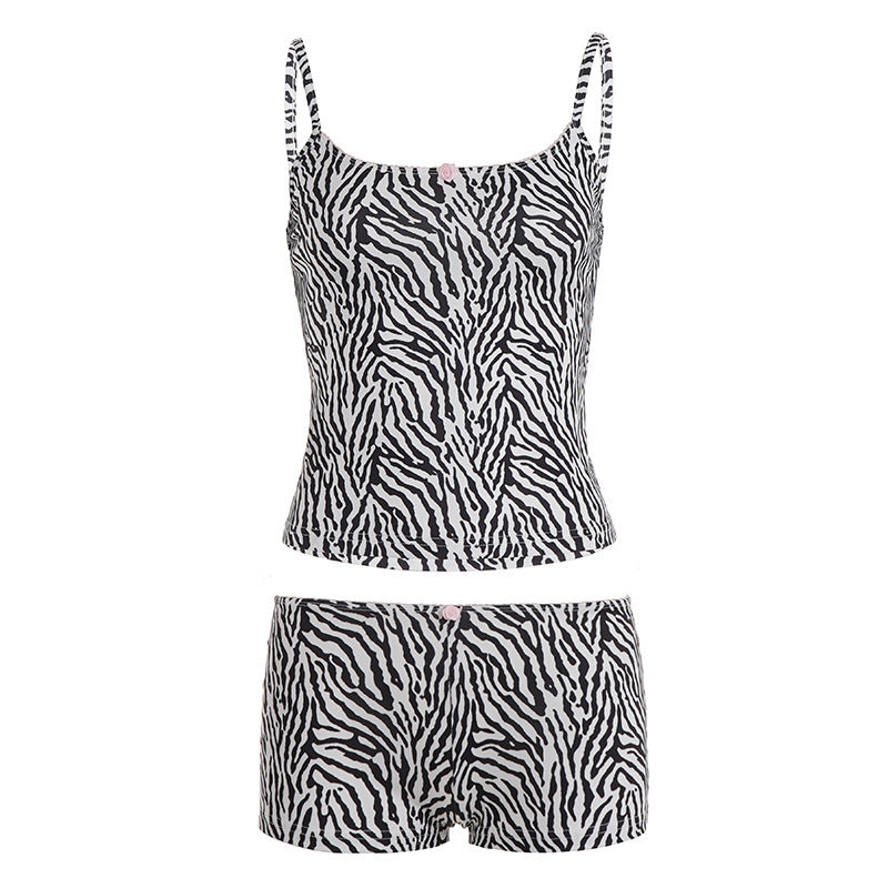 Damen Unterwäsche-Set mit Zebra-Muster Echo Archiv
