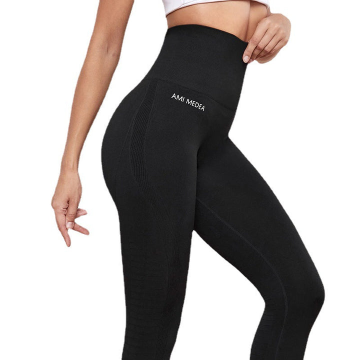 Damen Kompressions-Leggings mit hohem Bund und innovativer Struktur Echoarchiv