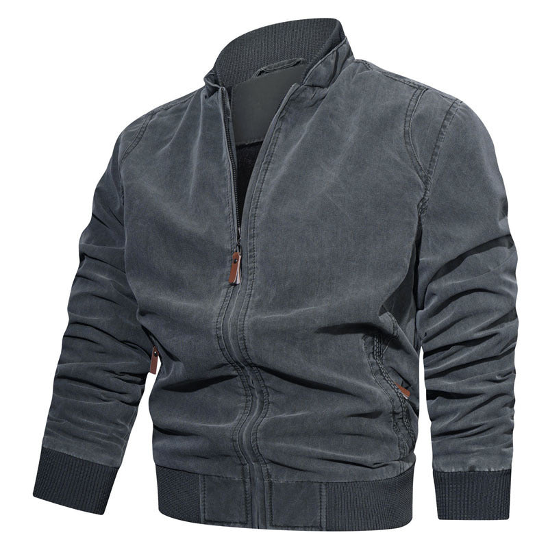 Herren Lässige Bikerjacke aus strapazierfähigem Material Echo Archiv