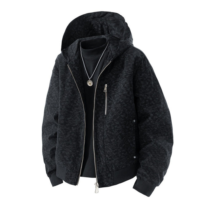 Damen lässige abnehmbare Kapuzenjacke Echo Archiv