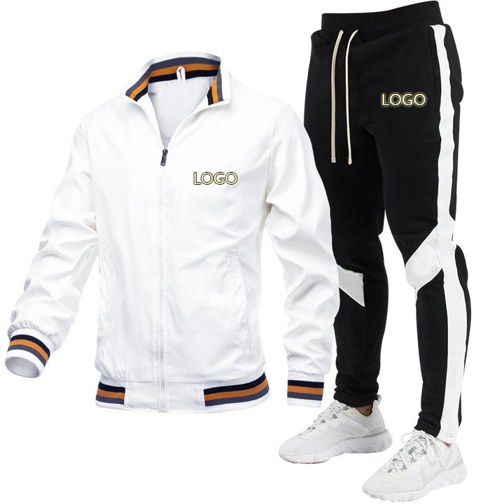Herren Sportliches Trackjacke und Jogginghose Set Echo Archiv
