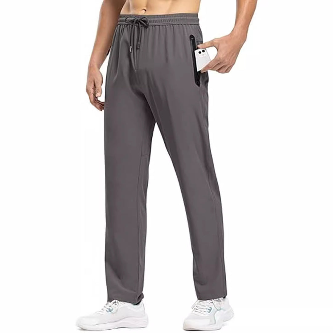 Herren Sportliche Freizeit-Hose mit seitlichen Reißverschlusstaschen Echoarchiv