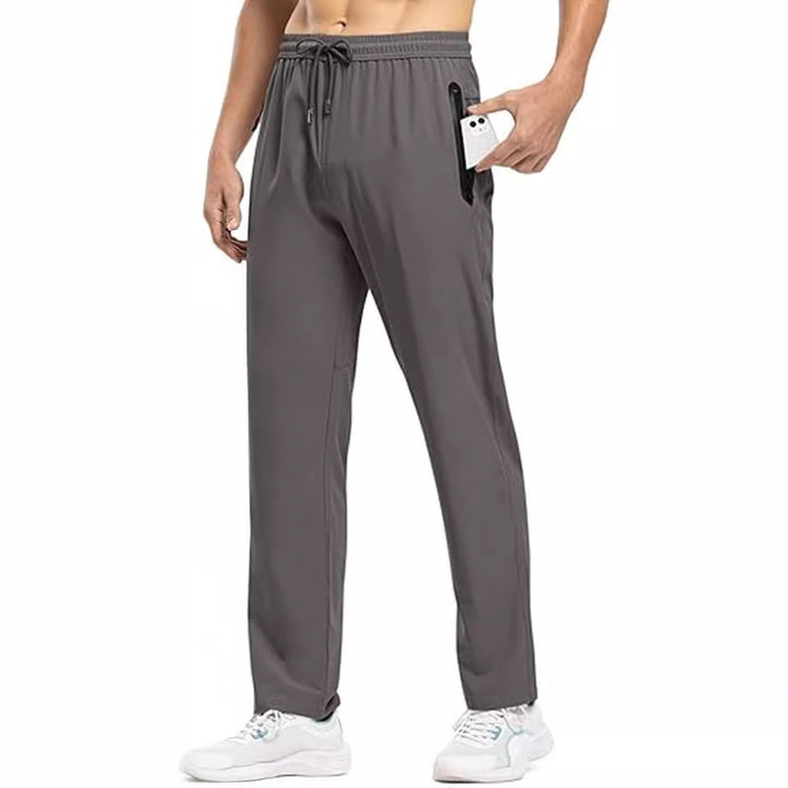Herren Sportliche Freizeit-Hose mit seitlichen Reißverschlusstaschen Echoarchiv
