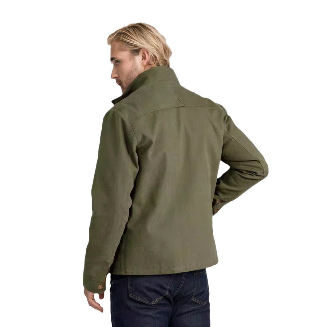 Herren praktische Utility-Jacke mit großen aufgesetzten Taschen Echoarchiv
