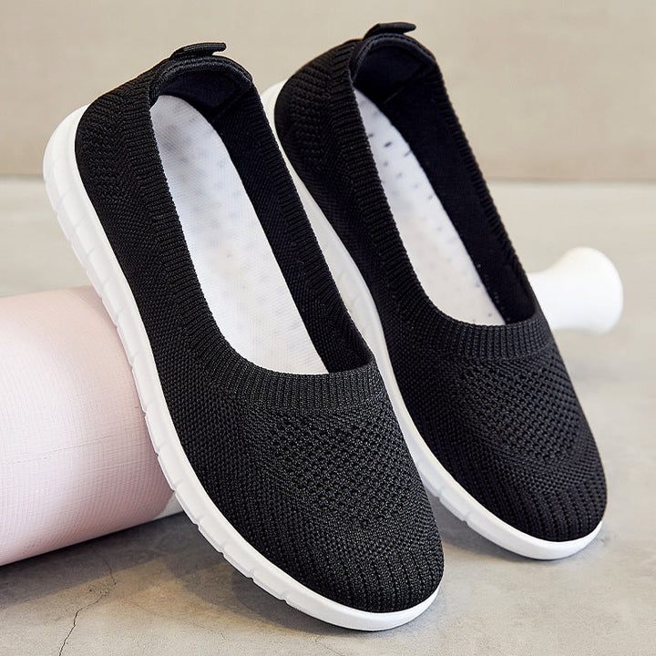 Damen Bequeme Slip-On Sneakers aus atmungsaktivem Material Echo Archiv