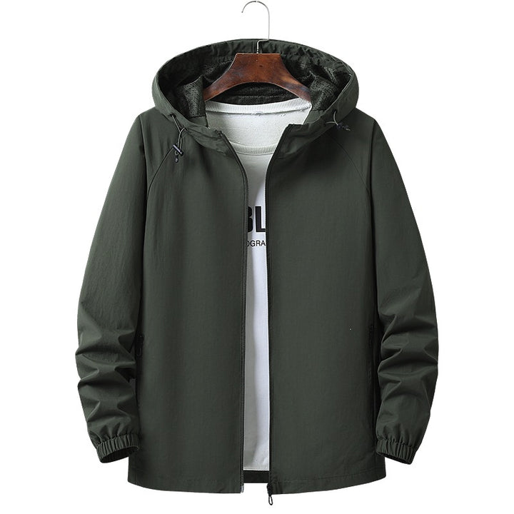 Herren Leichte Outdoorjacke mit Kapuze Echo Archiv