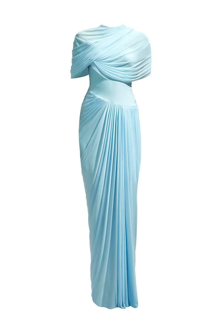 Damen Elegantes Wickelkleid mit drapierten Details Echo Archiv