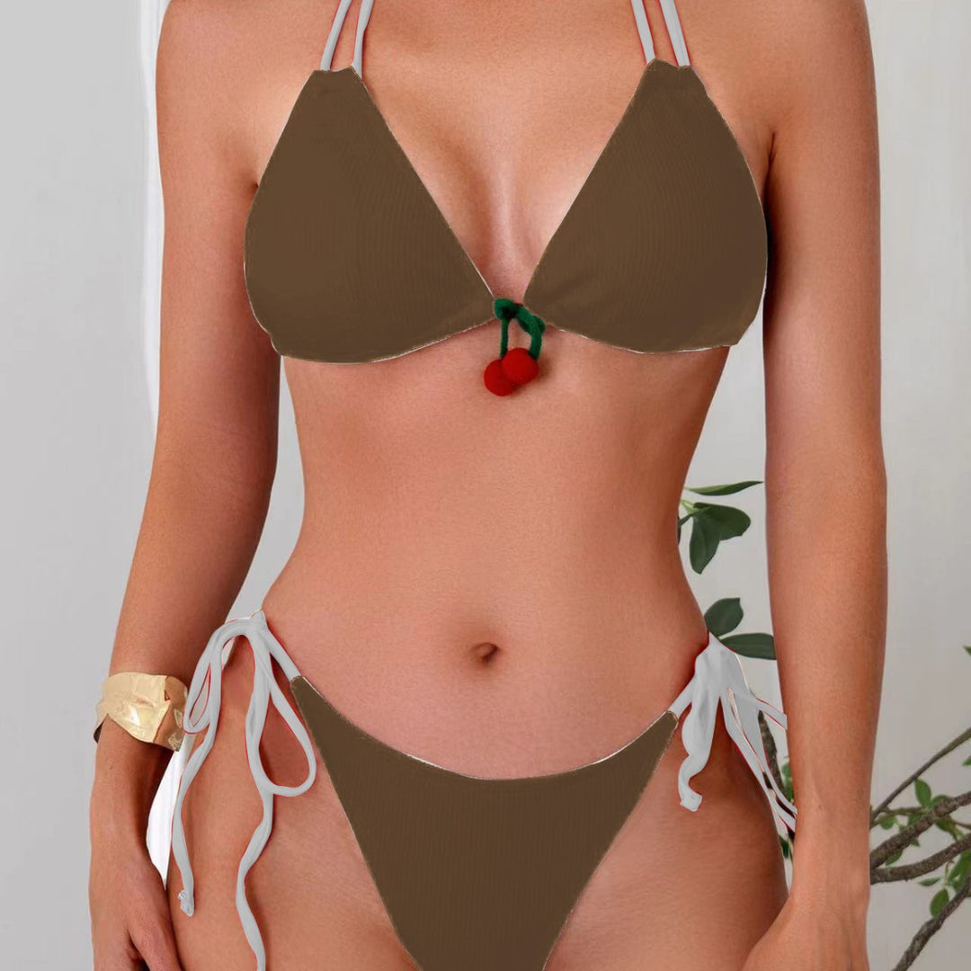 Damen Triangel-Bikini mit verspieltem Dekorelement Echo Archiv