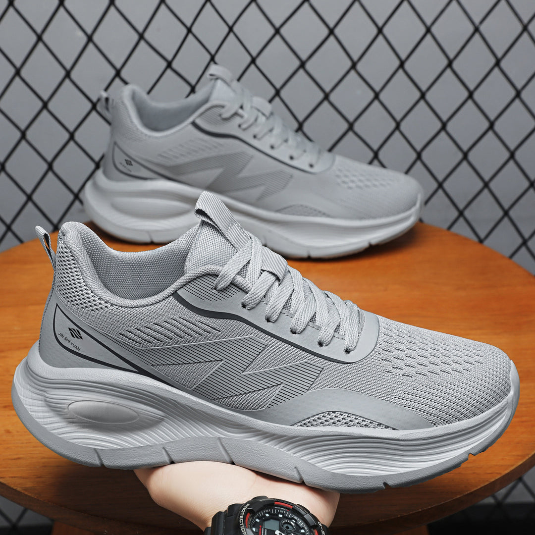 Damen nan Performance-Slip-On Running-Sneaker mit nahtlosem Mesh-Obermaterial, stoßdämpfender Waben-Plateausohle und verstärkter Fersenstütze Echo Archiv