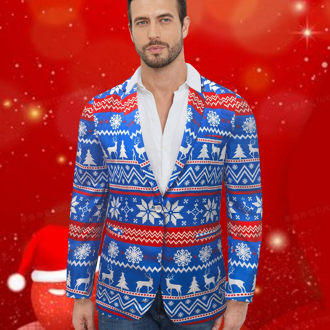 Herren festlicher Weihnachts-Blazer Echoarchiv