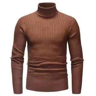 Herren Rollkragenpulli mit strukturiertem Zopfmuster Echoarchiv
