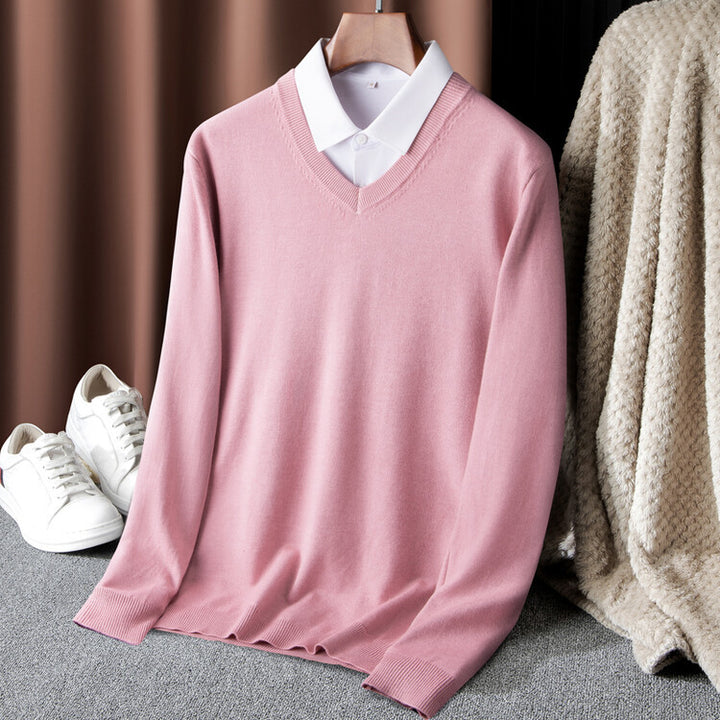 Herren V-Ausschnitt Pullover Echoarchiv