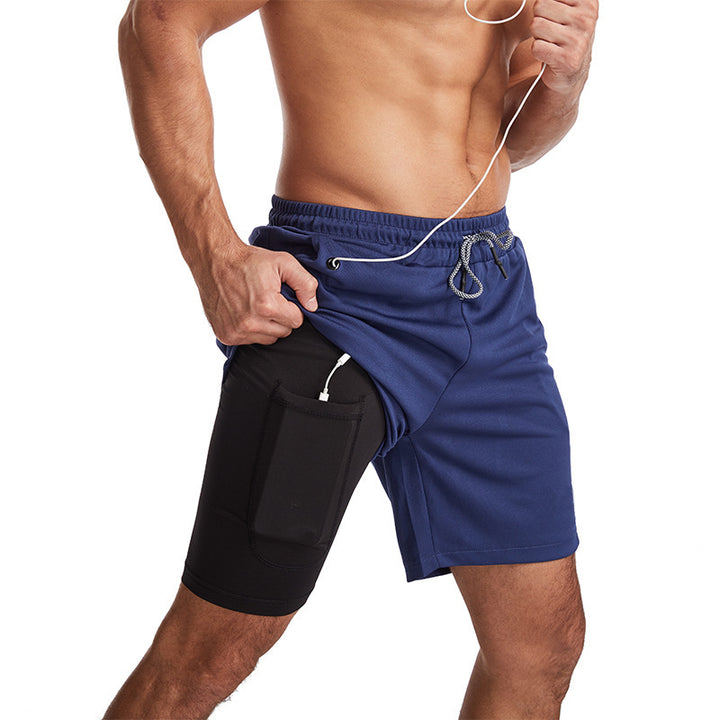 Herren Sportliche Hybrid-Shorts mit praktischen Taschen und atmungsaktivem Material Echoarchiv