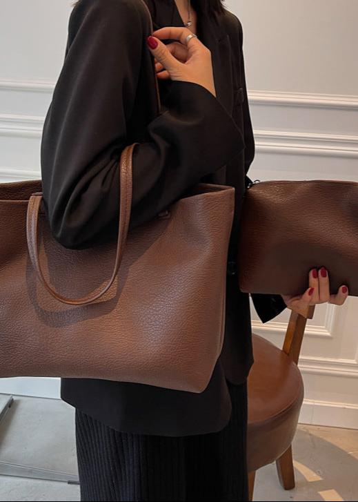 Echoarchiv | Geräumige Damen Schultertasche Aus Weichem Leder