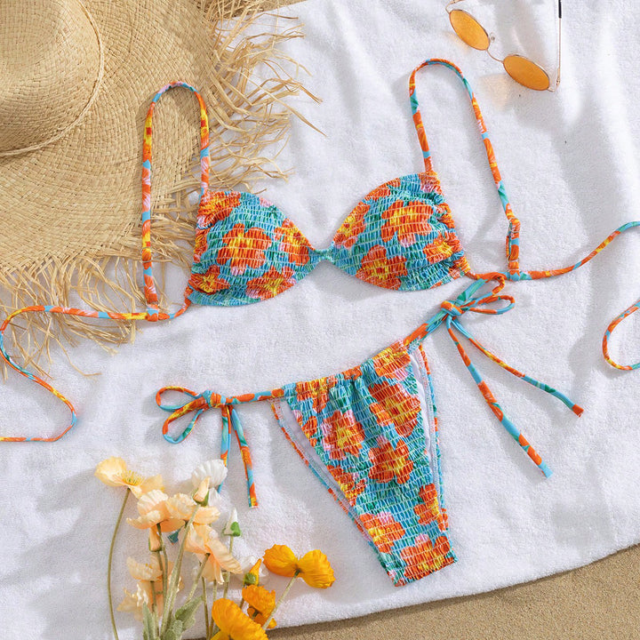 Damen Triangel-Bikini im lässigen Shabby-Chic-Stil Echo Archiv