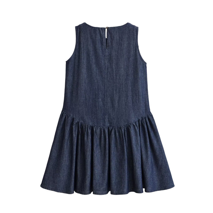 Damen Sommerkleid mit voluminösem Rocksaum und raffiniertem Schnürdetail Echo Archiv
