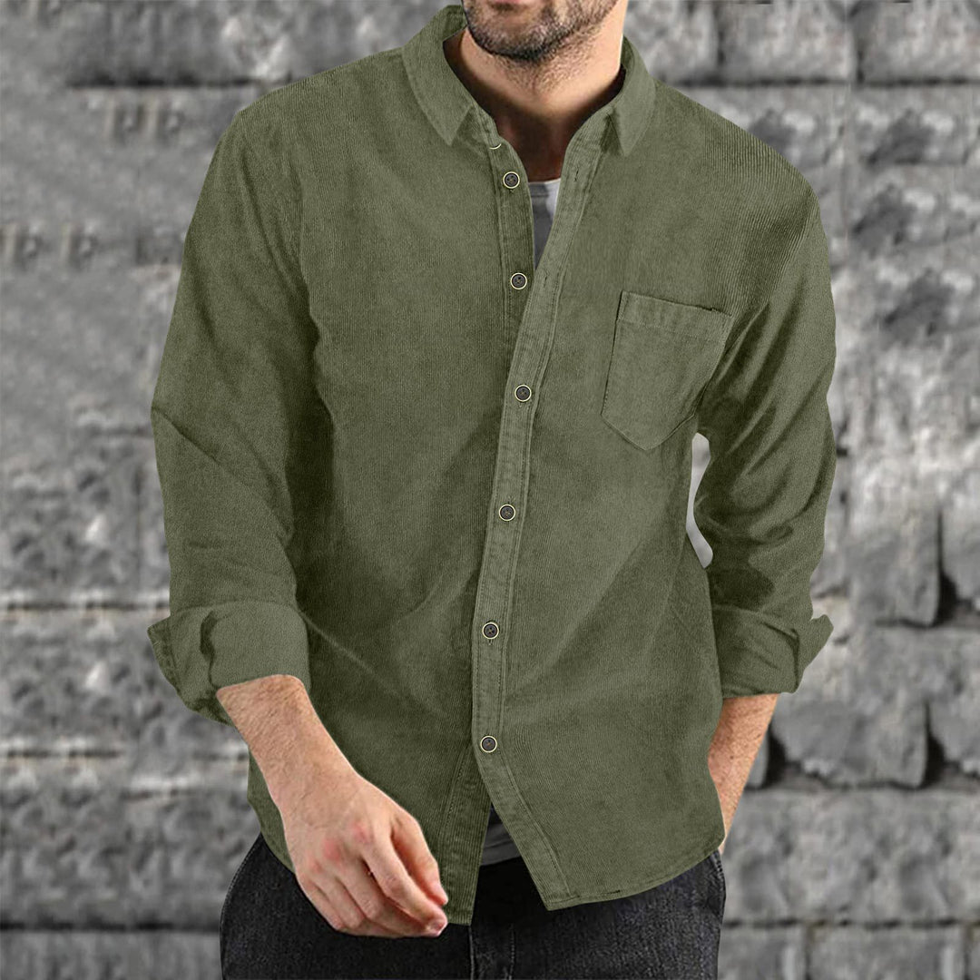 Herren Casual Cordhemd Echoarchiv