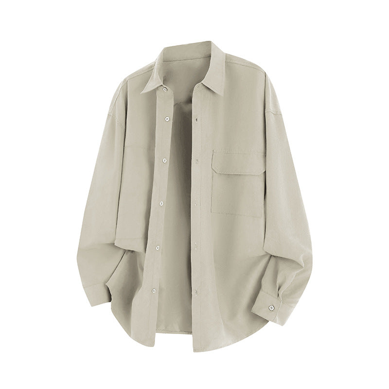 Herren Lässige Overshirt mit praktischen Taschen Echoarchiv