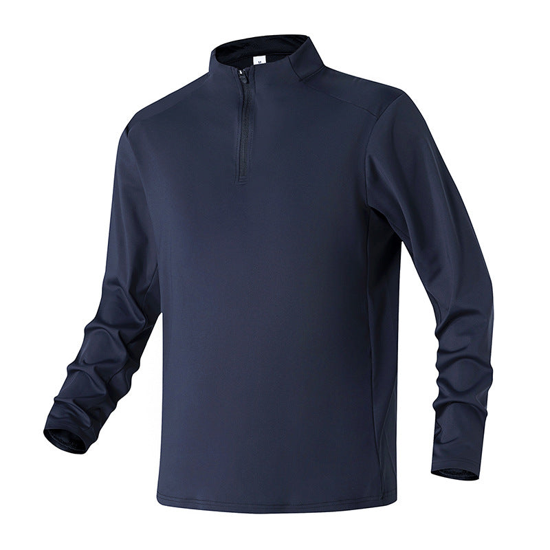 Herren Atmungsaktives Funktions‑Halbzip Trainingsshirt mit Stretch und Stehkragen Echo Archiv
