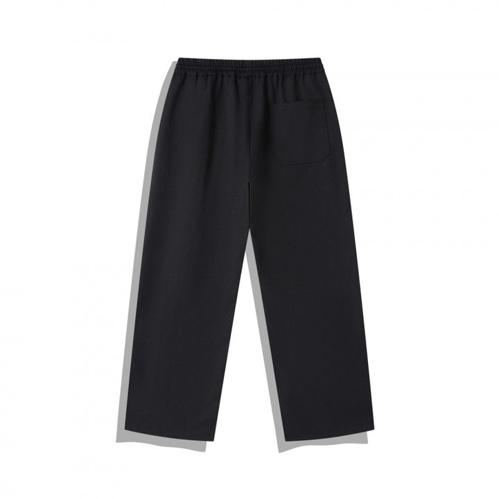Unisex Weite Relaxed-Hose mit elastischem Bund, Tunnelzug und dekorativer Nahtführung Echo Archiv