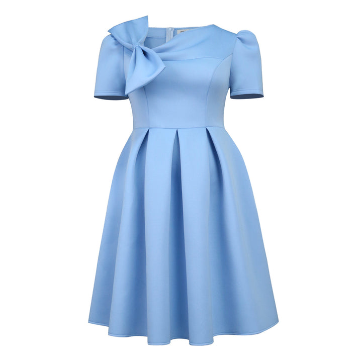 Damen Cocktailkleid mit kunstvollem Schleifenakzent und taillierter Silhouette Echo Archiv