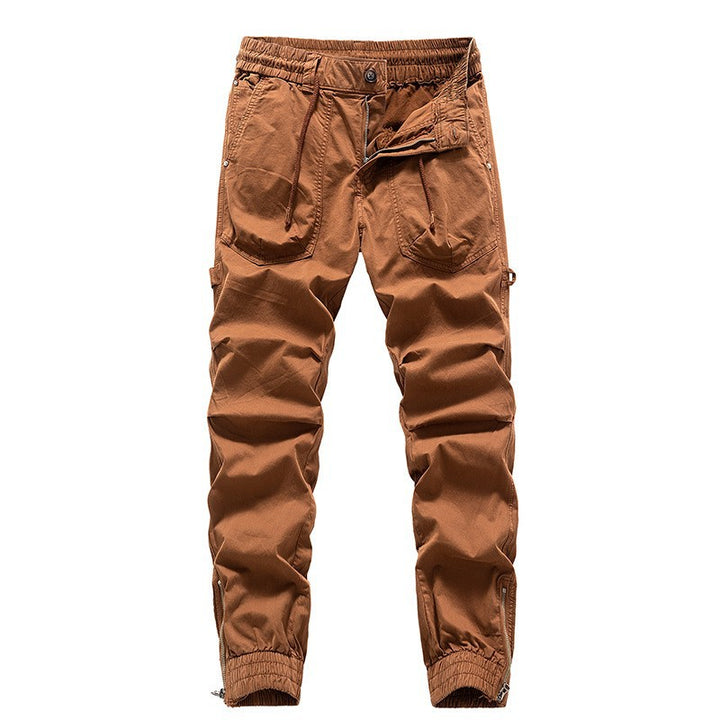 Herren Outdoor-Arbeitshose im Joggerstil mit elastischem Komfortbund, aufgesetzten Rundtaschen und Knöchelreißverschluss Echo Archiv