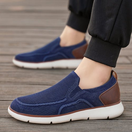 Herren nan atmungsaktiver Strickslipper mit elastischem Einstieg und stoßdämpfender EVA-Sohle Echo Archiv