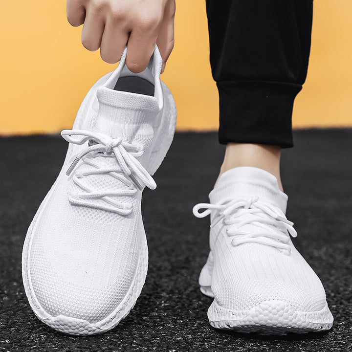 Unisex nahtloser Strick‑Sock‑Sneaker mit gepolsterter Hohlkammer‑Zwischensohle und griffiger Wabensohle – Norré