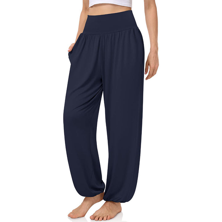 Damen Weite Freizeithose mit elastischem Bund und praktischen Seitentaschen Echo Archiv