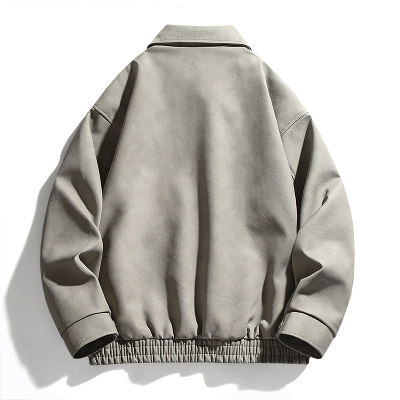 Herren lässige Utility-Jacke mit praktischen Taschen und elastischem Bund Echoarchiv