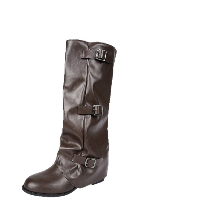 Damen Hochwertige Stiefel Echo Archiv