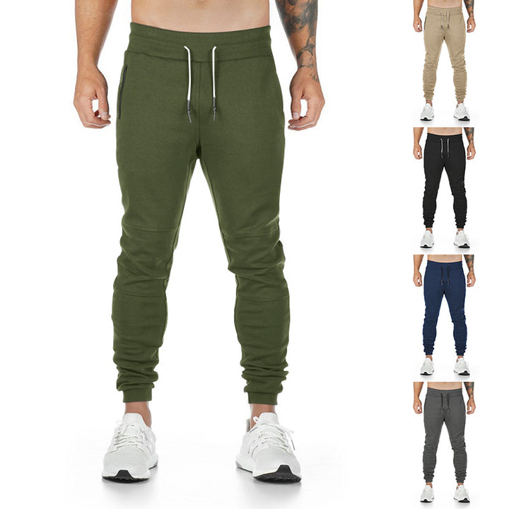 Herren Sportliche Jogginghose mit praktischen Reißverschlusstaschen und elastischem Bund Echoarchiv