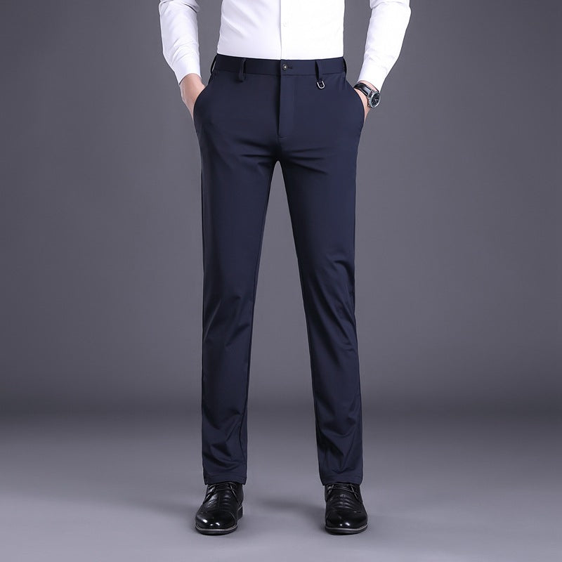 Herren elegante Businesshose mit atmungsaktivem Material und schmalem Schnitt Echoarchiv