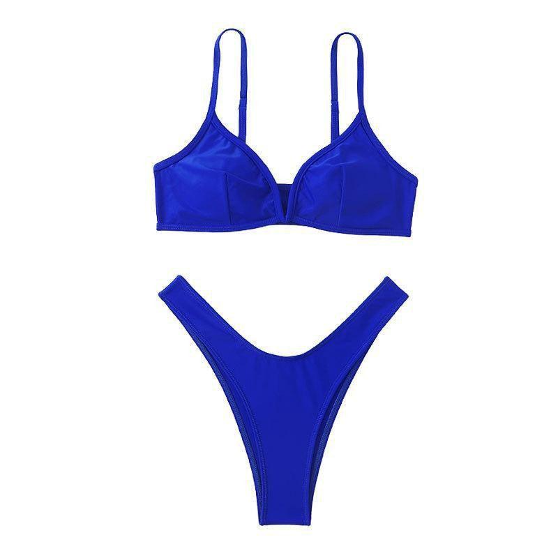 Damen Dreieck-Bikini mit hohem Schnitt Echo Archiv