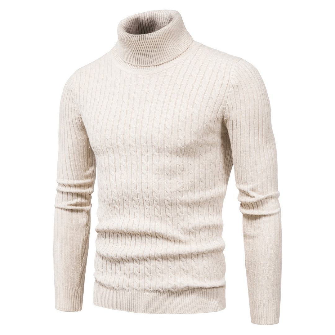 Herren komfortabler Rollkragenpullover Echoarchiv
