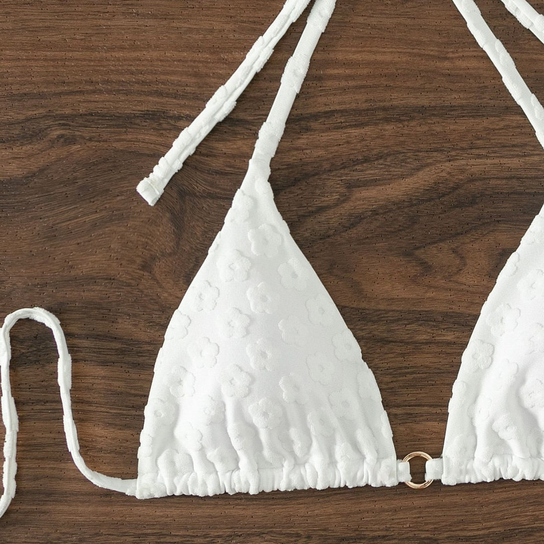 Damen Triangel-Bikini mit einzigartigem Muster Echo Archiv