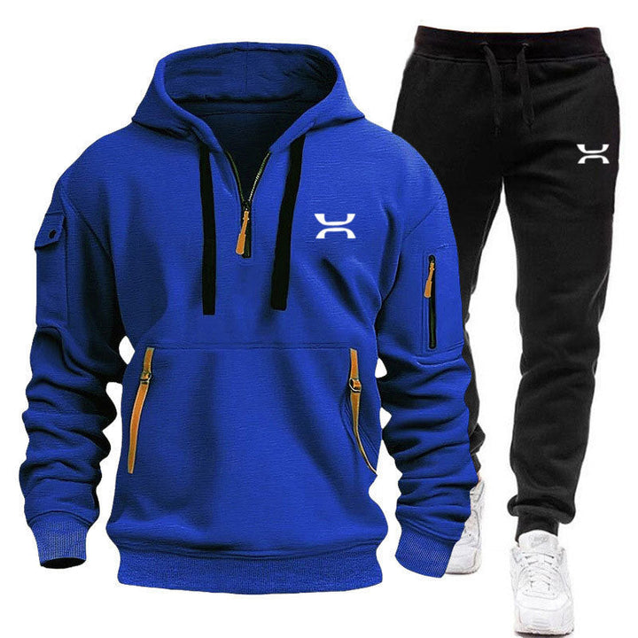 Echoarchiv Herren Hoodie-Trainingsanzug mit Reißverschlusstaschen