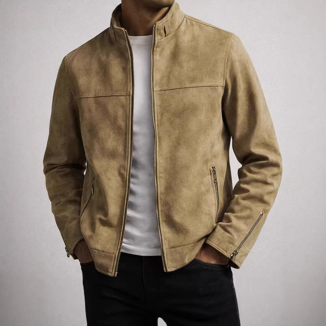 Herren Modische und Bequeme Suede Jacke – Taviero